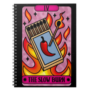 Slow Burn Tarot Notebook