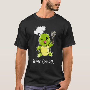 Slow Cooker Baby Turtle Cooking Tortoise Kitchen T-Shirt