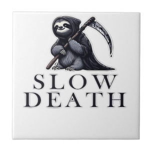 Slow Death Essential T-Shirt Ceramic Tile