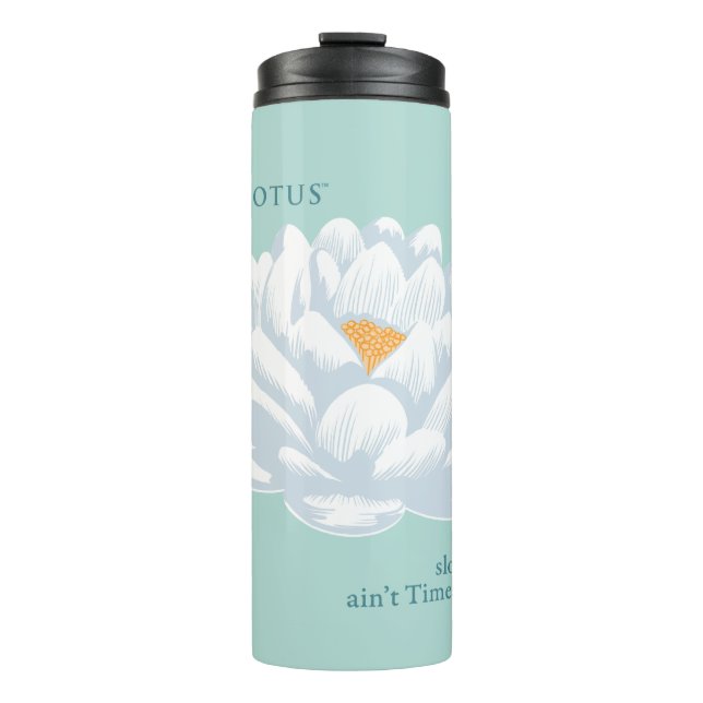 Slow Down, Ain’t Times Square - The White Lotus Thermal Tumbler (Front)