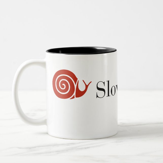 Slow Food NYC two-tone coffee mug (Left)