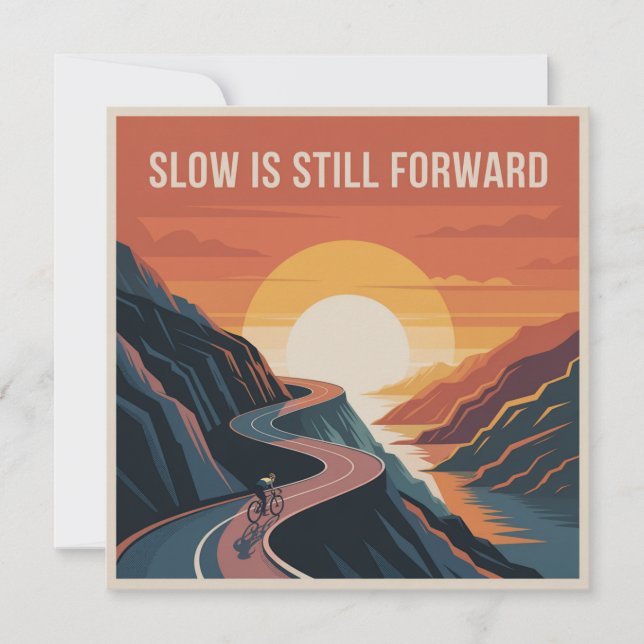 Slow Is Still Forward Invitation (Front)