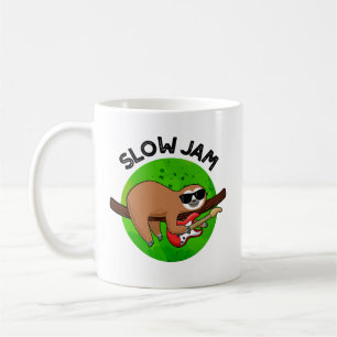 Slow Jam Funny Music Animal Pun  Coffee Mug