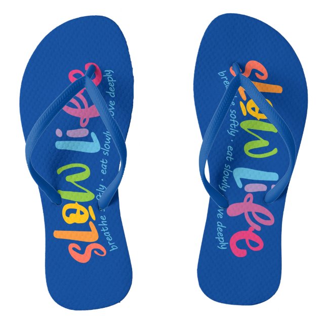 Slow Life Thongs (Footbed)