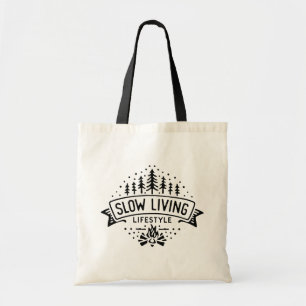 Slow Living Lifestyle Tote Bag