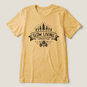 Slow Living Lifestyle Tri-Blend Shirt