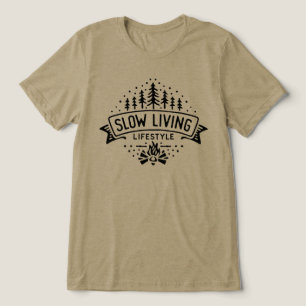 Slow Living Lifestyle Tri-Blend Shirt