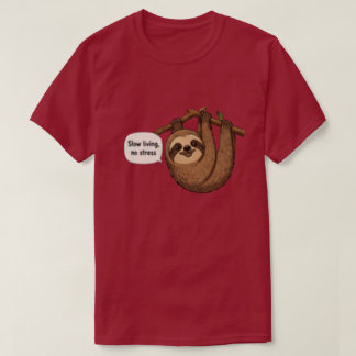 Slow Living No Stress Mindful Lifestyle T-Shirt