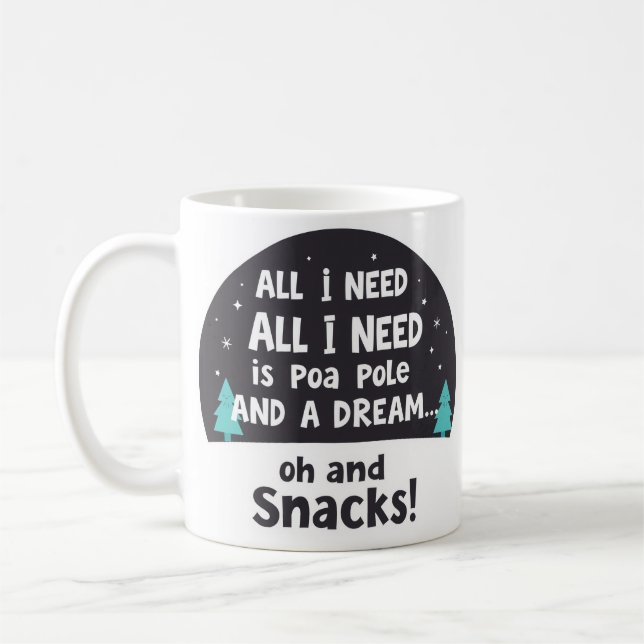 Slow Living & Snack Lover  Coffee Mug (Left)