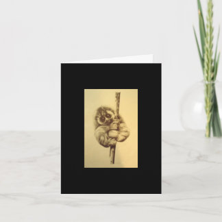 Slow Loris Birthday Card