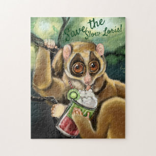 Slow Loris Smoothie Jigsaw Puzzle