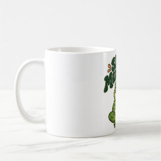 Slow Mornings Cute Frog Coffee Mug