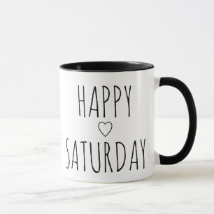 Slow Mornings Weekend Bliss Cozy Saturday Gift Mug