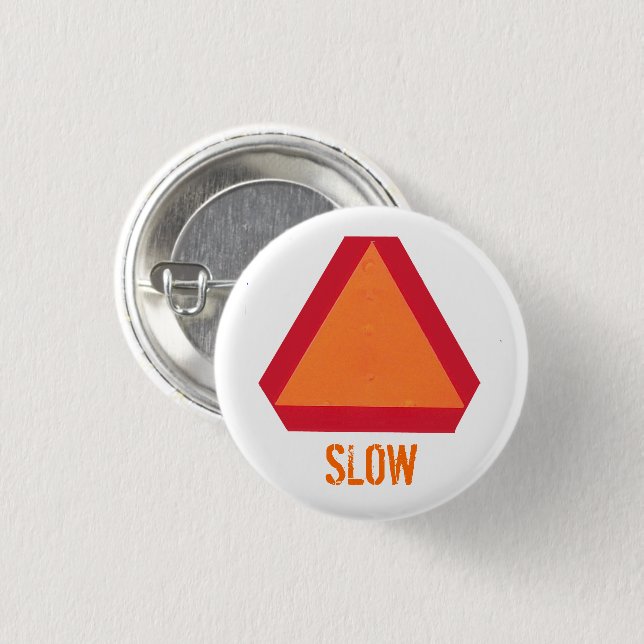 Slow Moving Vehicle Button (Front & Back)
