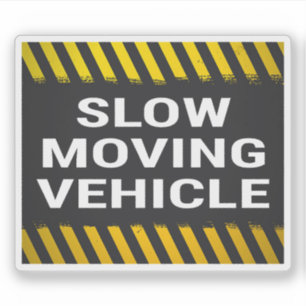 Slow Moving Vehicle Sign