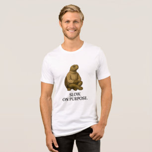 SLOW ON PURPOSE. Tri-Blend SHIRT