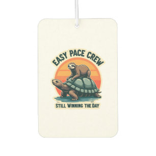 Slow Pace Squad Vintage Animal Runner Shirt 2 Car Air Freshener