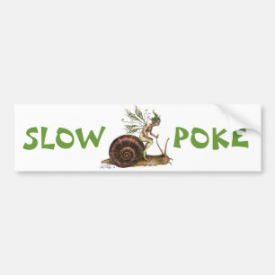 Slow Poke Bumper Sticker
