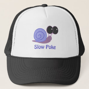 Slow Poke Periwinkle Snail Trucker Hat