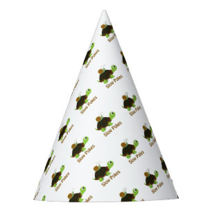 Slow Pokes Cute Turtle and Snail Party Hat