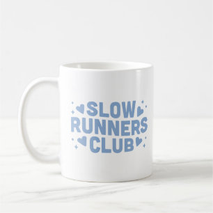 Slow runner run club funny coffee mug