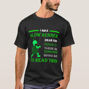 Slow Runner Sloth Running Team 25 T-Shirt
