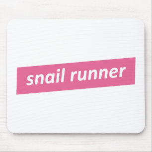 Slow Runner. Snail Runner Mouse Pad