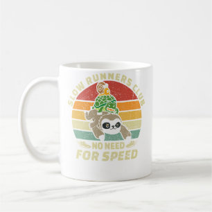 Slow Runners Club Funny Sloth Running Team Coffee Mug