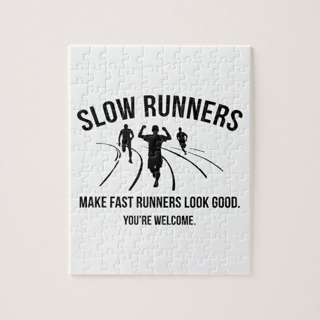 Slow Runners Jigsaw Puzzle (Vertical)