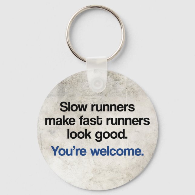 Slow Runners Key Ring (Front)