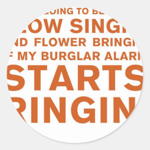 Slow Singin' Classic Round Sticker