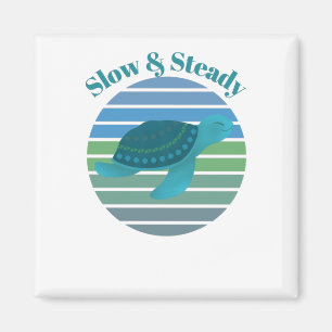Slow & Steady Turtle Magnet