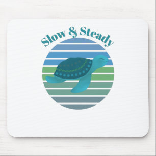 Slow & Steady Turtle Mouse Pad