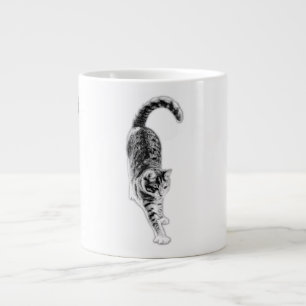 Slow Stretch Tabby Cat Mug