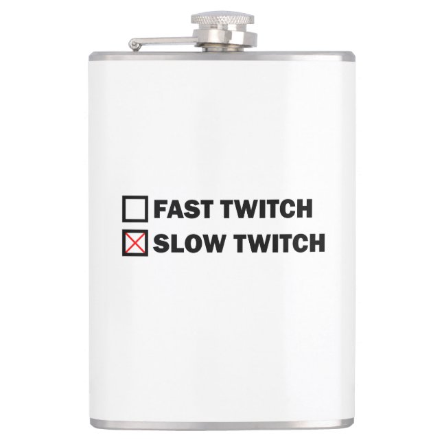 Slow Twitch Hip Flask (Front)