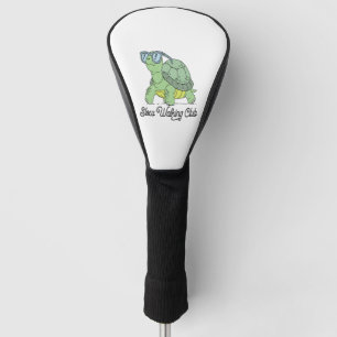 Slow Walking Club Cute Funny Turtle Golf Head Cover