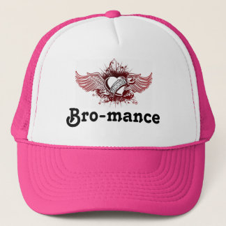 Slow-White logo, Bro-mance Trucker Hat