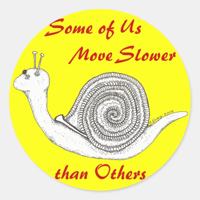Slower than Others Sticker (Front)