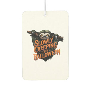 Slowly Creeping This Halloween - Creepy Sloth Clas Car Air Freshener