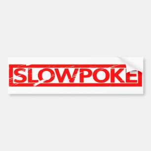 Slowpoke Stamp Bumper Sticker