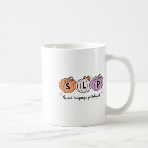 Slp Pumpkin Speech Language Pathologist Grade Fall Coffee Mug