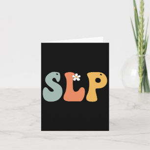 Slp Retro Groovy Vintage Women Happy First Day Of  Card