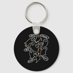 Slp Speech Language Pathologist - Funny Halloween Key Ring