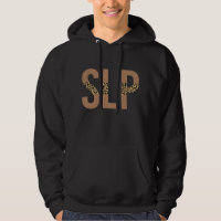 SLP Speech Language Pathologist Leopard Print