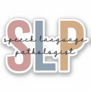 SLP Speech Language Pathologist Retro