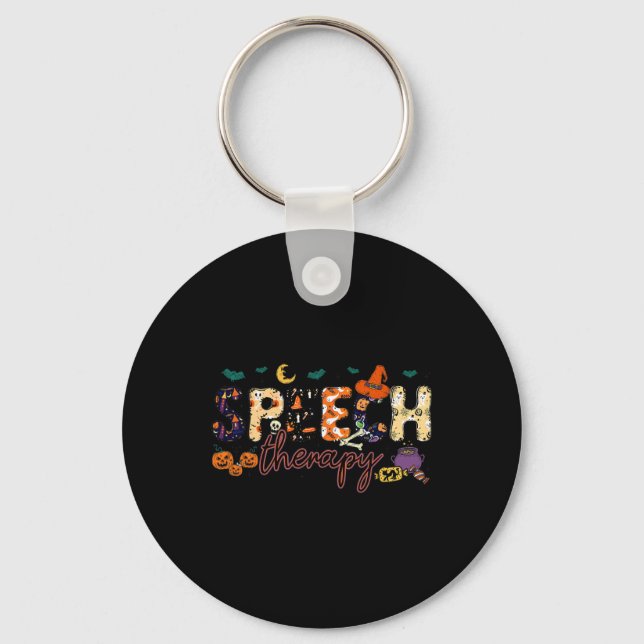 Slp Speech Language Pathologist Speech Therapist H Key Ring (Front)