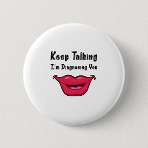 Slp Speech Language Pathology Gifts 6 Cm Round Badge