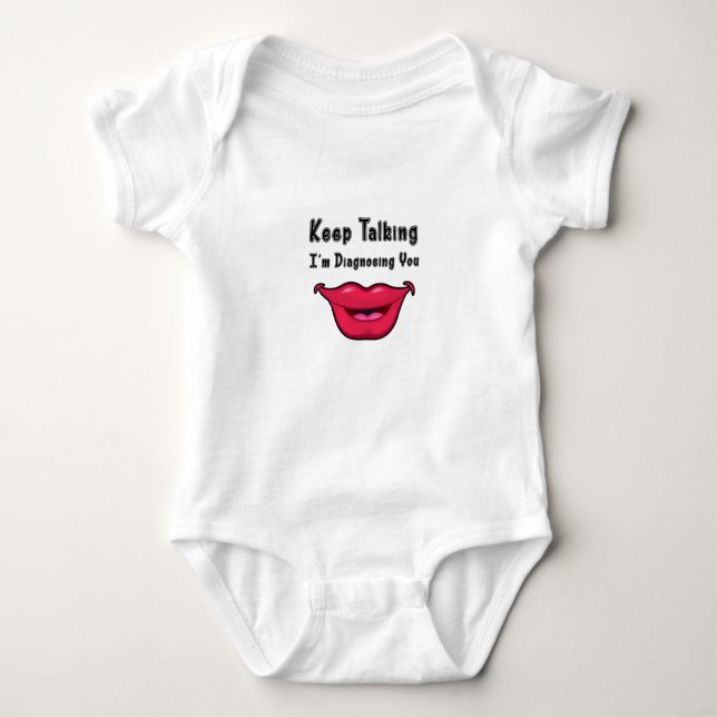 Slp Speech Language Pathology Gifts Baby Bodysuit (Front)