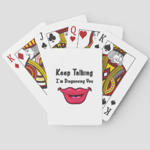 Slp Speech Language Pathology Gifts Playing Cards