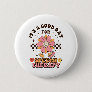 Slp Speech Therapist Speech Language Pathologist I 6 Cm Round Badge